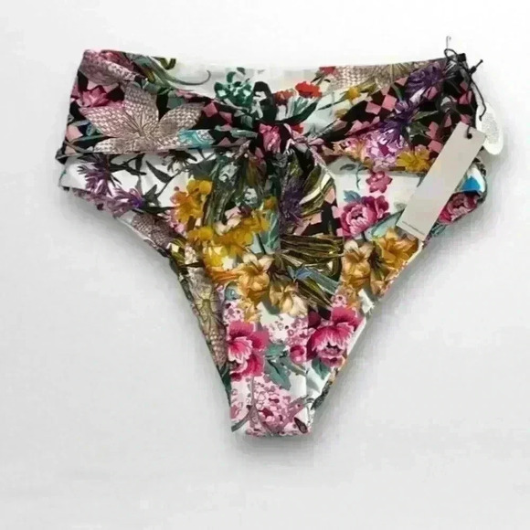 Floral High Rise Swimsuit Bottoms Size Small NWT​​ - Picture 3 of 8
